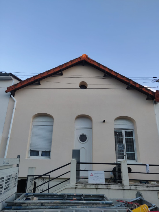 Rénovation isolation extérieure maison en pierre centre-bourg Bassens