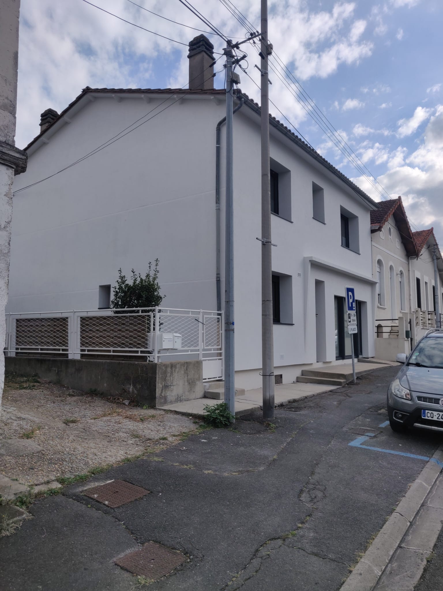 Isolation extérieure maison secteur Champfleuri Carbon-Blanc